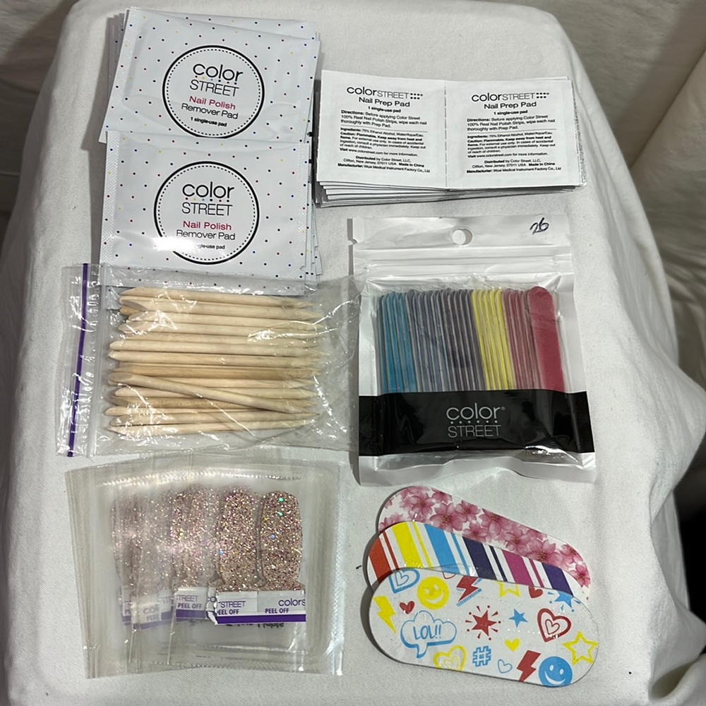 Color Street supplies and samples